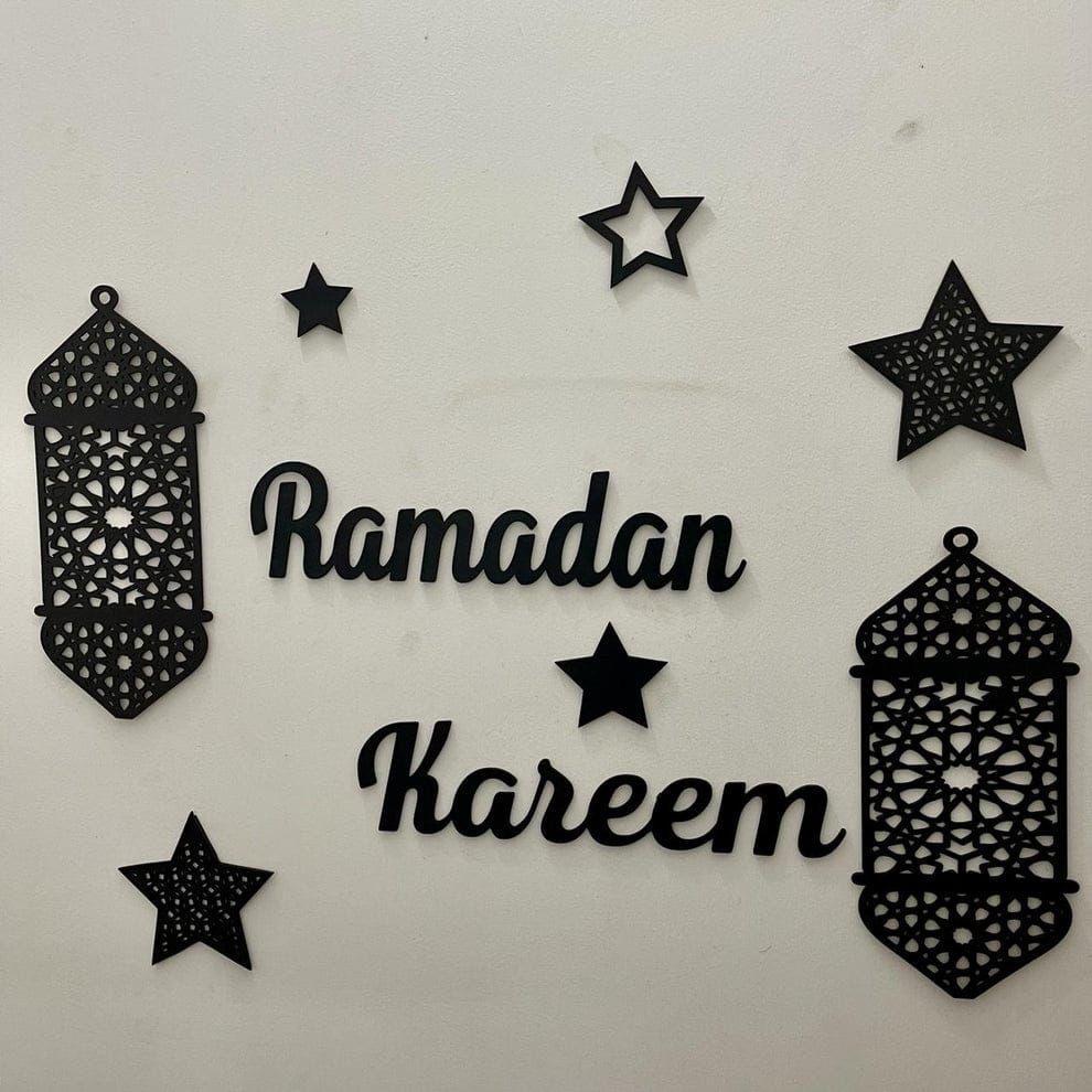 Ramadan Kareem Design Wall Sticker - 1 Pc - Stylish Home Decor