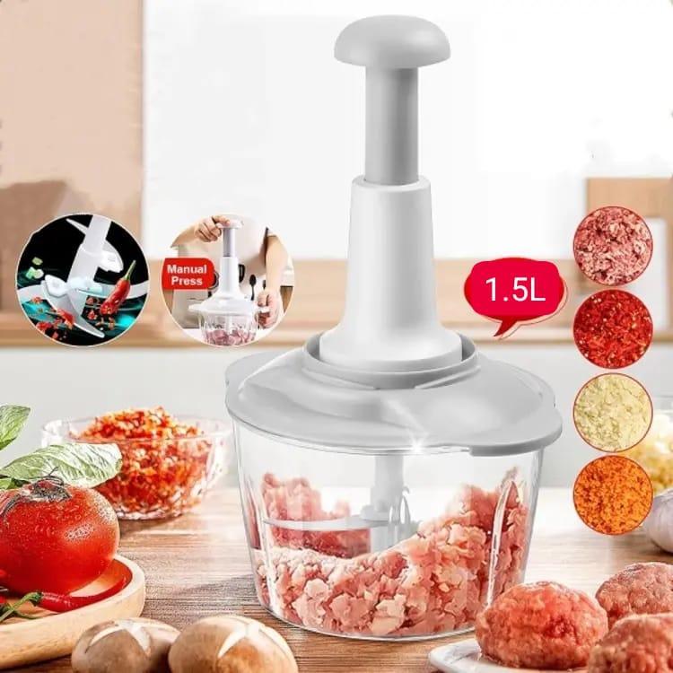 Versatile Manual Food Chopper - Easy to Clean & Maintain Kitchen Essential