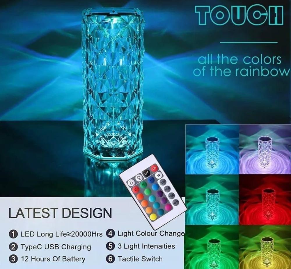 16 Colour RGB Colour Changing Lamp