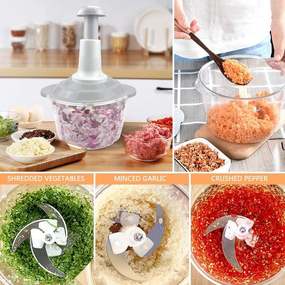 Versatile Manual Food Chopper - Easy to Clean & Maintain Kitchen Essential