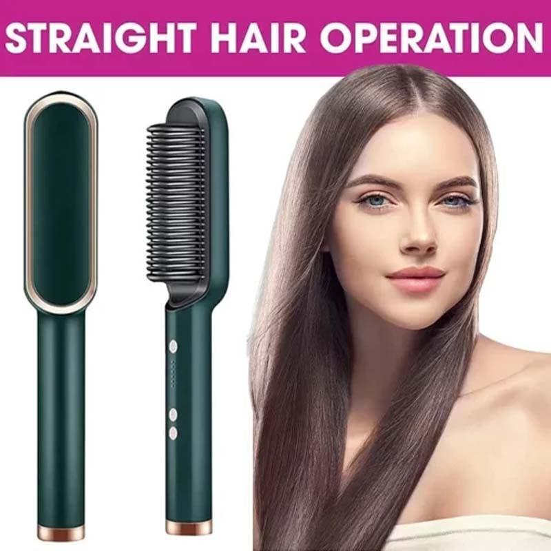 Corded Electric Hair Straightener Brush